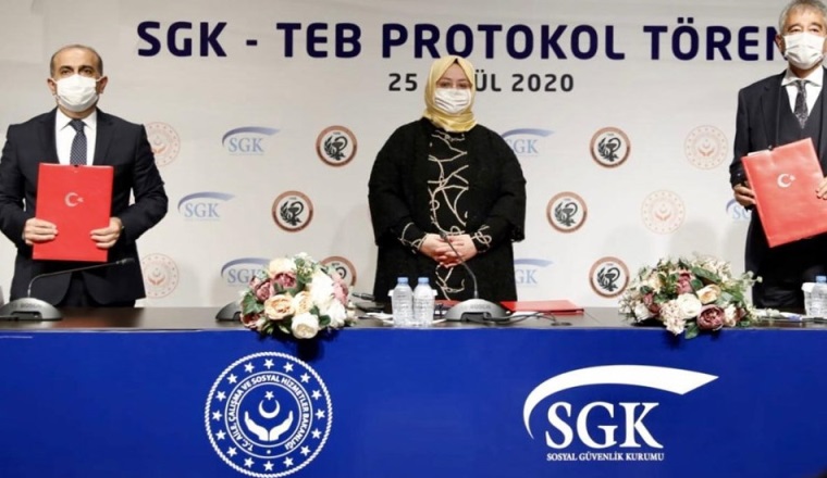 Bakan Selçuk, SGK ile TEB Arasında İmzalanan Protokol Töreni’ne Katıldı